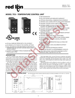 TCU01001 datasheet  